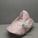 Little Dove Bed Canopy with Star Lights, Double Layer Canopy for Bed, Princess Play Tent for Girls Room, Breathable Bed Curtain for Children Reading Nook, Machine Washable, 25.6''x106'', Pink