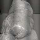 CozyLux Queen Comforter Set White Seersucker 7 Pieces Bed in a Bag Queen Comforter Set with Sheets, Luxury Soft Bedding Set with Down Alternative Comforter, Sheets, Pillowcases & Shams for All Seasons