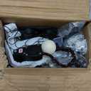 Pickleball Net with Court Marking Kit and Wheels, Portable 22 FT Regulation Size Pickle Ball Set for Outdoor Driveway Indoor, Nets System with Tension Adjuster, Court Lines and 8 Sandbags (White)