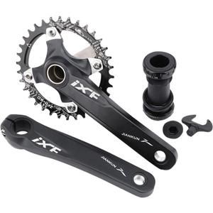 Mountain Bike Crankset Hollow Integrated Crank axle Modified Single disc Crank 32T 34 36T