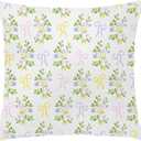 Coquette Bow Rustic Floral Pillow Covers 18x18, Aesthetic Cottagecore Flower Colorful Preppy Bow Decorative Throw Pillow Covers for Home Girls Room Bedroom Dorm