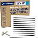 12x10 Inch (Duct Opening) Air Return Vent Cover Decorative  Premium Aluminum AC Vent Cover for Ceiling & Wall, Rustproof Grille, Ideal for Home HVAC Grille, Durable & Easy to Install by ACLAMINAIRE