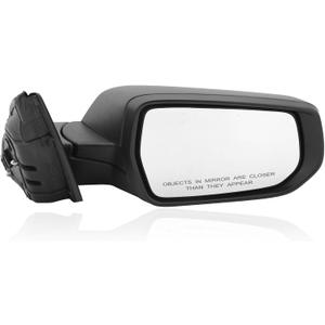 Passenger Side View Mirror Compatible with Chevy Malibu 2016 2017 2018 2019 2020 2021 2022 Mirrors Non Heated Without Signal Light Manual Folding Right (3Pins-Textured Black)