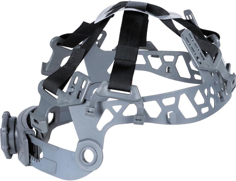 Klein Tools CLMBRSPN Safety Helmet Suspension, Replacement Part for Klein Tools Safety Helmets with Ratchet Knob and Pivot Adjustment, Black/Gray 