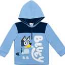 Bluey Bingo Fleece Half Zip Hoodie Toddler to Big Kid