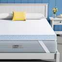 BedStory Twin Size 3 Inch Firm Memory Foam Mattress Topper with High Density Support Foam for Back Pain Relief, 38×74in