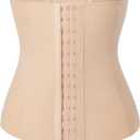Werena Waist Trainer for Women Corset Shapewear Tummy Control Slimming Body Shaper Girdle Waist Cincher Belly Band (X-Small, #2 Beige(long 28cm)-old1)