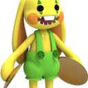 Poppy Playtime - Bunzo Bunny Action Figure (5" Tall Posable Figure, Series 2)