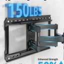 USX STAR 37-97 inch Heavy Duty Full Motion TV Wall Mount, Fits 24" Wood Studs, Wall Mount tv Bracket with Smooth Swivel, Tilt, Extension, Hold up to 150lbs, Max VESA 600x400 mm, Fit Most 75 85 90+ TVS