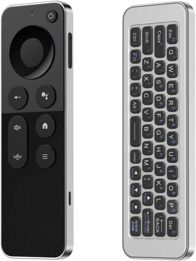 iPazzPort Bluetooth Air Mouse Remote Keyboard, 2.4G Wireless Keyboard Combo Plug & Play Handheld Remote Control for Android TV Box, PC, HTPC, Smart TV, Projector