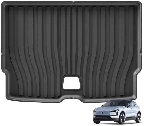 SMABEE Trunk Mat for 2024 2025 Volvo EX30,TPE All Weather Cargo Mat Cargo Liner Accessories Interior Black