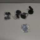 Stainless Steel Black Towel Hook for Bathrooms, Wall Mounted, Rust Resistant, 4 Hook, 35 Pounds Weight Capacity