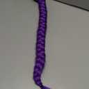 26 inch Long Purple Braid Ponytail Clip in Pre Stretched Purple Hair Extensions for Braids Easy Clip in Ponytail for Cosplay Halloween Costume (26 Inch)