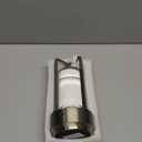 Portable Metal Table Lamp for Indoor/Outdoor ,Rechargeable Cordless LED Lamp, 3-Colour Infinitely Dimming Battery Powered Small Desk Lamp, Restaurant/Bedroom/Bar/Coffee Shop/Camping Light (Silver)