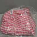 Cute Gingham Picnic Blanket, Waterproof Foldable, in Large 80x60in and Extra Large 80x80in, Portable Compact Beach Blanket, Oversized XL Outdoor Mat (Red, X-Large)