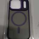 Magnetic 3 in 1 for iPhone 17 Pro Case, [Omni-Directional Protection] with 1x Screen Protector + 1x Camera Cover, [Seamless Work with Magsafe] Shockproof Slim Thin Matte Case for iPhone 17 Pro Purple