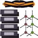 Neutop Replacement Compatible with Ecovacs Deebot OZMO 920, 950, T8 Aivi, T9+, N8 Pro+, N10 Plus, Robot Vacuum Parts with 1 Roller Brush 4 Filters 6 Side Brushes