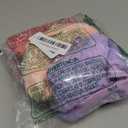 POMIU Dog Sweater, Dog Sweaters for Small Dogs or Cat, Warm Soft Flannel Pet Clothes for Dogs Girl or Boy, Dog Shirt Coat Jacket (Peach+Purple+Rose, XX-Small)