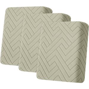 Couch Cushion Covers Non Slip Stretch Sofa Slipcovers,Khaki | Anti-Slip, 3-Pieces, Elastic Bottom, Stretchy, Pet Friendly, Machine Washable, Durable, for Sofa, Couch, Chair, Living Room