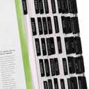 Catholic Reposition Large Text Bible Tabs, Catholic Bible Stickers for Women and Men, Easy to Read and Apply Bible Journaling Tabs (Catholic Black)