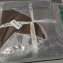 MooMee Bedding Duvet Cover Set 100% Washed Cotton Linen Like Textured Breathable Durable Soft Comfy (Solid Cocoa Brown, Queen 90"x90")