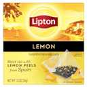 Lipton Black Tea Lemon, Pyramid Tea Bags, Flavored Teabags for a Refreshing Cup of Tea, 20 Total Tea Bags (EXP 10/30/26)