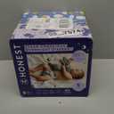 The Honest Company Comfort Dry Disposable Overnight Diapers for Sensitive Skin, Hypoallergenic, Baby Cozy Cloud and Star Signs Design Club Box Size 5 (27 lbs) 40 Count