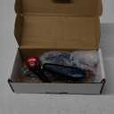 Universal Black Motorcycle Mirrors Bar End Side Mirror Compatible with Honda Scooter Suzuki Yamaha Kawasaki Victory Harley Davidson (Red-Arrow)