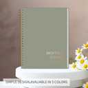 2 x 2026-2027 Monthly Planner - Jan. 2026 - Dec. 2027, 2 Year Calendar 2026-2027 Monthly Planner, 7.5" x 10", 24 Months Calendar with Note Pages, Twin-wire Binding, for Office, School Home Planning - Green
