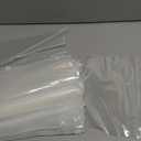 Clear Packaging Bags, Small Clear Plastic Bags with Zipper for Underpants, Ties, Socks, Jewelry Storage Shipping, 8x5.5 inch, Pack of 50, Waterproof, 3 Mil