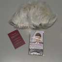 Kaneles Mens White Wigs Short Soft Layered Natural Synthetic Hair for Male Daily Full Wig(White)