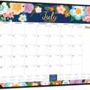 2026-2027 Desk Calendar - Large Desk Calendar 2026-2027, JUL 2026 - DEC 2027, 22" x 17", 18 Months Calendar Large, Desk/Wall Calendar 2-IN-1 with Corner Protectors, Desk Pad, To-Do List & Notes - Blue