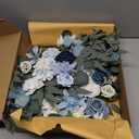 Artificial Wedding Arch Flowers Kit(Pack of 2) for Wedding Arch, Bridal Shower, Ceremony and Reception Backdrop Decoration (Blue Inspiration)