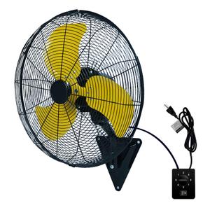 AZOUTDOOR Wall Mount Fan, 20In Oscillating Wall Fan with 7000CFM, 3-Speed, Upgrade Motor High Velocity Industrial Fans for Commercial, Garage, Residential and Patio Use, Yellow
