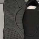 FitVille Diabetic Shoes for Women Extra Wide Walking Shoes Slip-On Orthopedic Shoes with Adjustable Strap for Swollen Feet Neuropathy - EasyTop Wings V2 (All Black, UK 5.5)