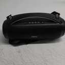 iHome Bluetooth Speaker Boombox with FM Radio, Color Changing Lights and Remote Control, Splash-Proof Wireless Speaker is Portable and Rechargeable (iBT920B.EXv24)