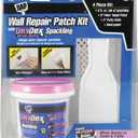 DAP DryDex Spackling Wall Repair Patch Kit, with Pink/White Dry Time Indicator, 8 Oz (7079812345)