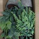 4 Pack Fake Plants Ceramic Mini Artificial Greenery Potted Plants for Home Decor Office Decor Room Decor Farmhouse Decor Indoor Table Bathroom Decor (Grey)