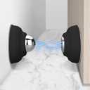 2Pcs Door Magnetic Holder RV Door Catch Magnetic Door Holder Silicone Magnetic Door Stop No Drilling Camper Door Latch Door Stopper for RV Motor Home Camper Boat Compartments RV Accessories… (Black)