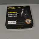 Grommet Tool Kit, 3/8 inch Handheld Eyelet Kit Manual Grommet Press Machine with 500 pcs 10 mm Grommets