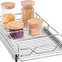 FOHERE Pull Out Cabinet Organizer 11.6" x 21" D Heavy Duty Pull Out Drawers