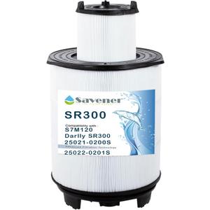 Savener S7M120 System 3 Inner and Outer Pool Filter, Compatible with 25021-0200S & 25022-0201S, Replacement for Sta-Rite System 3 S7M120, SR300 Pool Filter Cartridge, 300 Sq. Ft