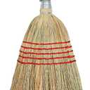 Corn Broom Outdoor, Household Indoor and Outdoor Broom Suitable for Sweeping Gravel, Fallen Leaves and Sand on Yard, Garage, Lawn, Stone Path and Concrete Floor