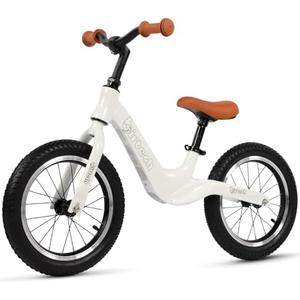 Birtech 14" Kids Balance Bike for 3-6 Year Old Boys and Girls, Air Tires with Magnesium Alloy Frame, Lightweight No Pedal Toddler Training Bicycle