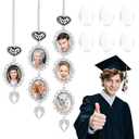 Custom Memorial Graduation Cap Tassel Charm, Class of 2025 Graduation Cap Photo Charm Antique Photo Charms, for Him Her Gifts for Gown Ceremony