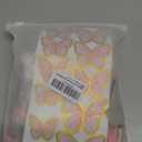 Pink Bow Balloons Birthday Decorations 157pcs White Balloon Garland Arch Kit with Bow tie Butterfly Cupcake Toppers for Engagement bachelorette Wedding Bridal Girls Birthday Party Decorations