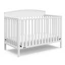Graco Benton 5-in-1 Convertible Crib GREENGUARD Gold Certified, Converts from Baby Crib to Toddler Bed, Daybed and Full-Size Bed, Fits Standard Full-Size Crib Mattress (White)