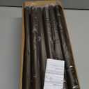 2 PACK 1 Diameter Brown Curtain Rod Itself is 30 to 144 inch. 1 Pack Fits 30-142 inch, 66 to 120 inch Windows with Heavy Duty Adjustable brown curtain rods Splicing Metal Extra Long Curtain Rod