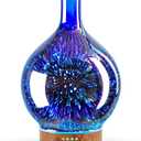 Porseme 3D Essential Oil Diffuser Cool Mist Humidifier Ultrasonic Aromatherapy Diffuser,150ml Last 6h,Auto Shut-Off,Air Refresh,Decoration for Home, Office, Yoga,Baby, Sleep (A1-150ml Aladdin)