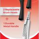 Colgate Replaceable Head Toothbrush Starter Kit, Optic White, 2 Brush Heads (1 Count (Pack of 1))